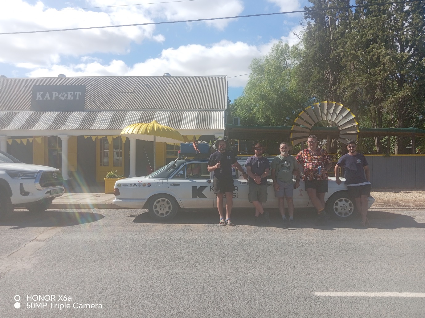 Twice winner limousine: (from left) Green-Wood, Shane, Hayes